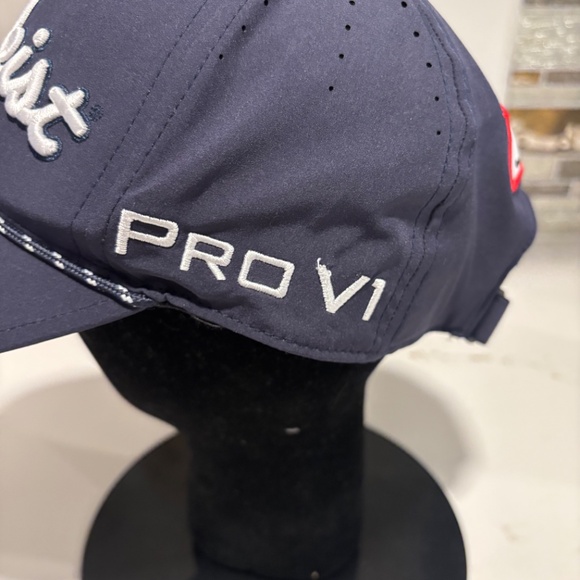 Titleist Tour Breezer Rope Golf Hat Adjustable Cap Excellent Condition Blue - Picture 4 of 7